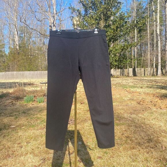 J.Crew Black Stretch Zipper Legging Pants - Picture 1 of 6